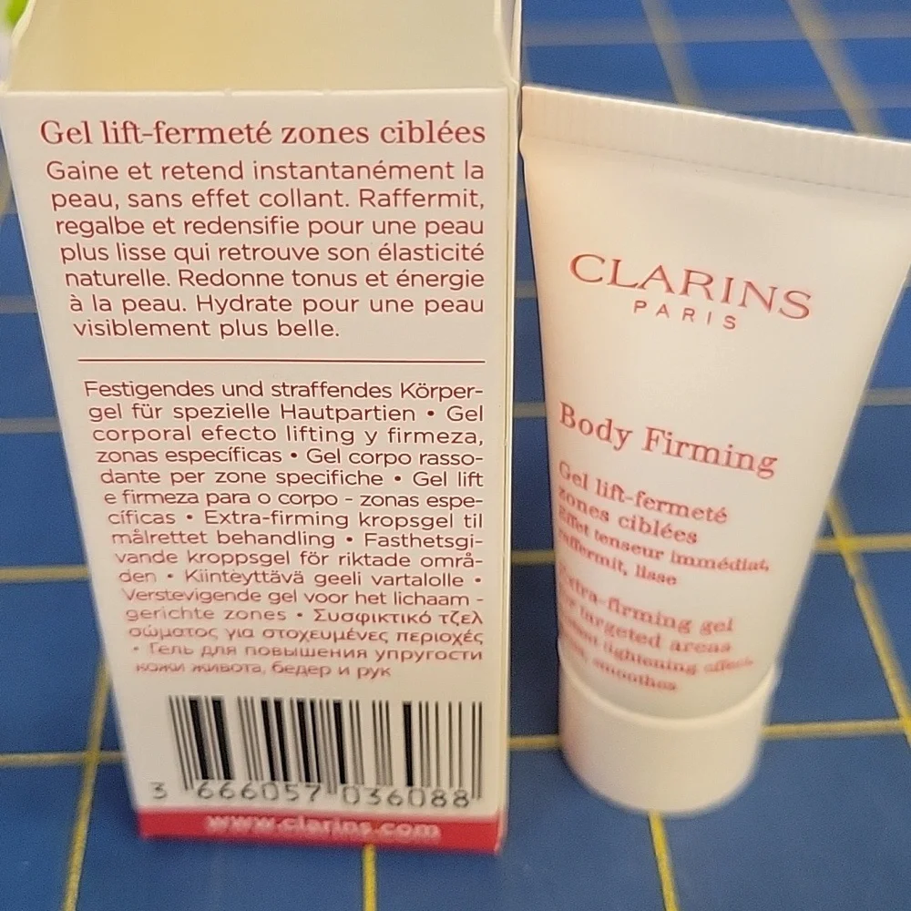 Clarins Body Firming Gel 8ml New In Box - Picture 2 of 4